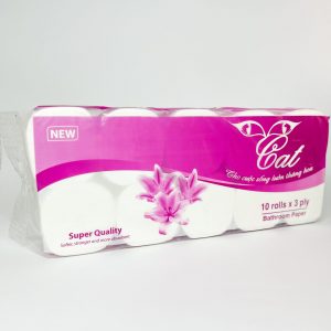 Alternative view of Giấy vệ sinh Cat Premium 3 lớp 10 cuộn không lõi