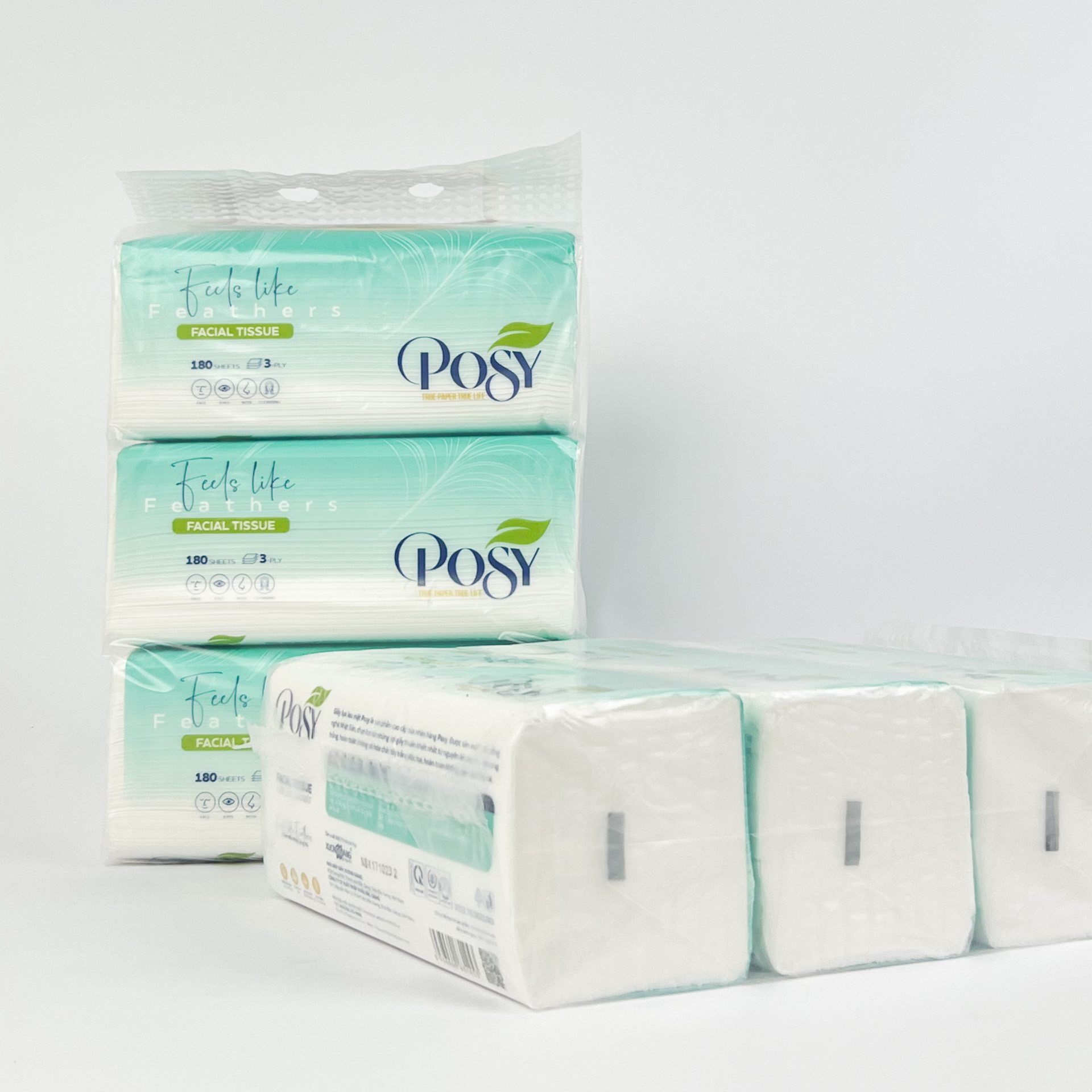 Khăn giấy rút Posy 180 tờ 3 lớp - Ảnh 4