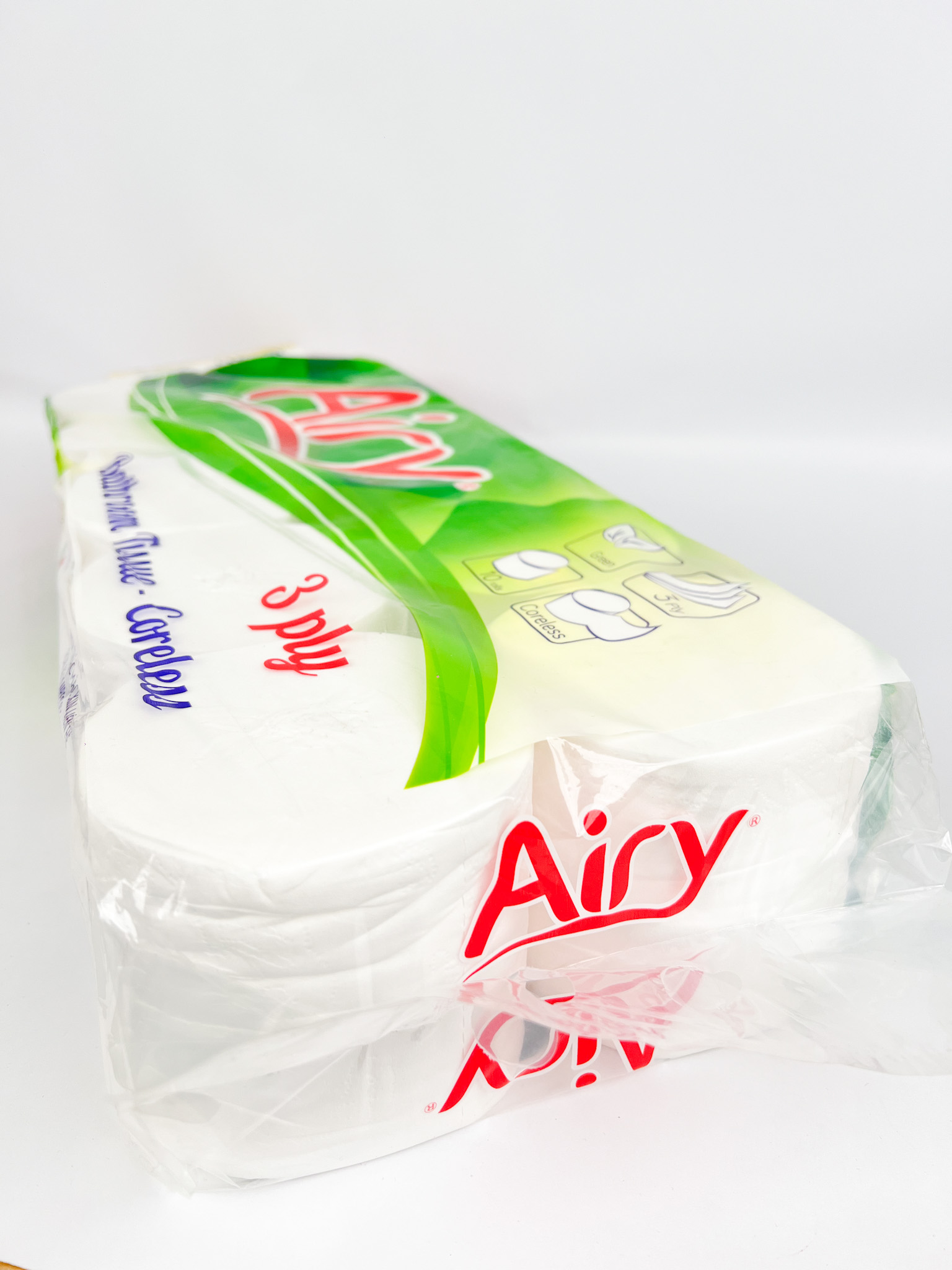 Giấy vệ sinh Airy không lõi 10 cuộn 3 lớp - Ảnh 4