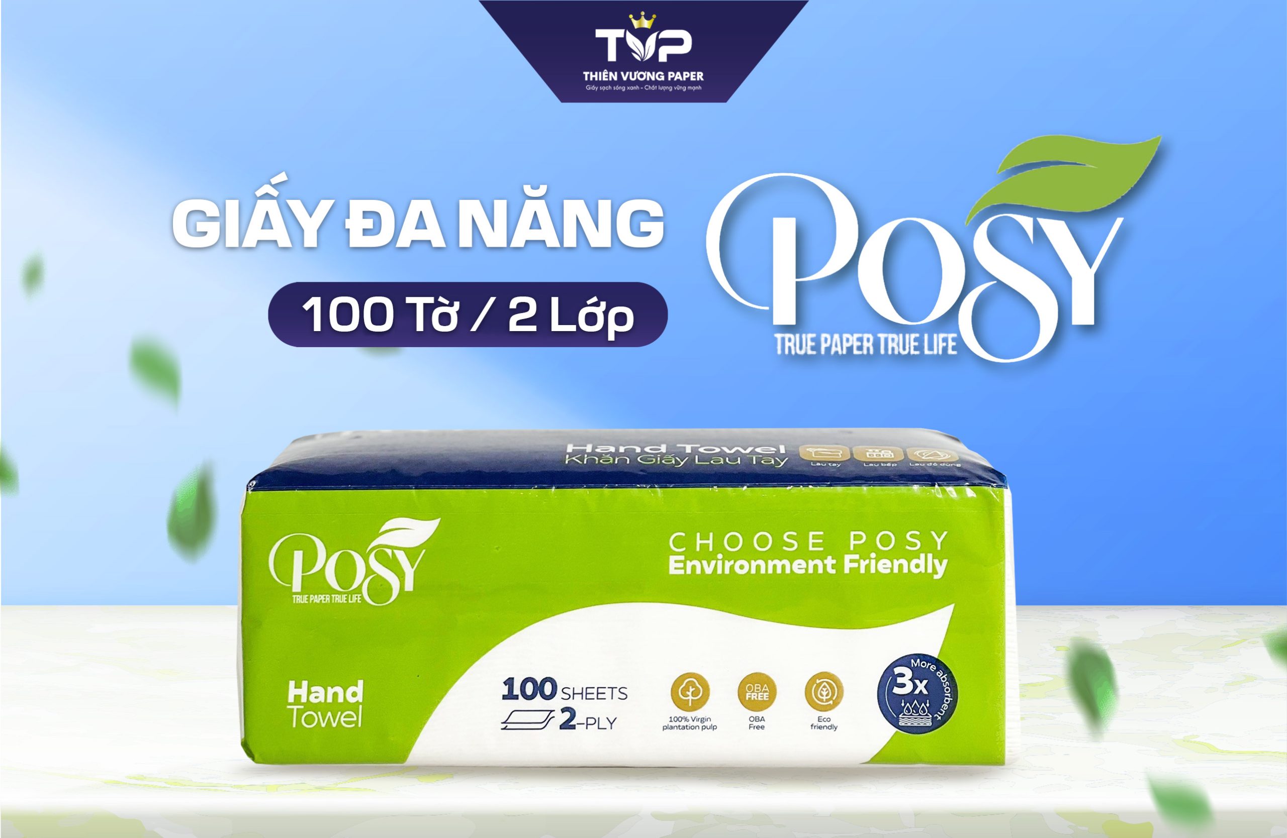 giấy đa năng Posy 100 tờ