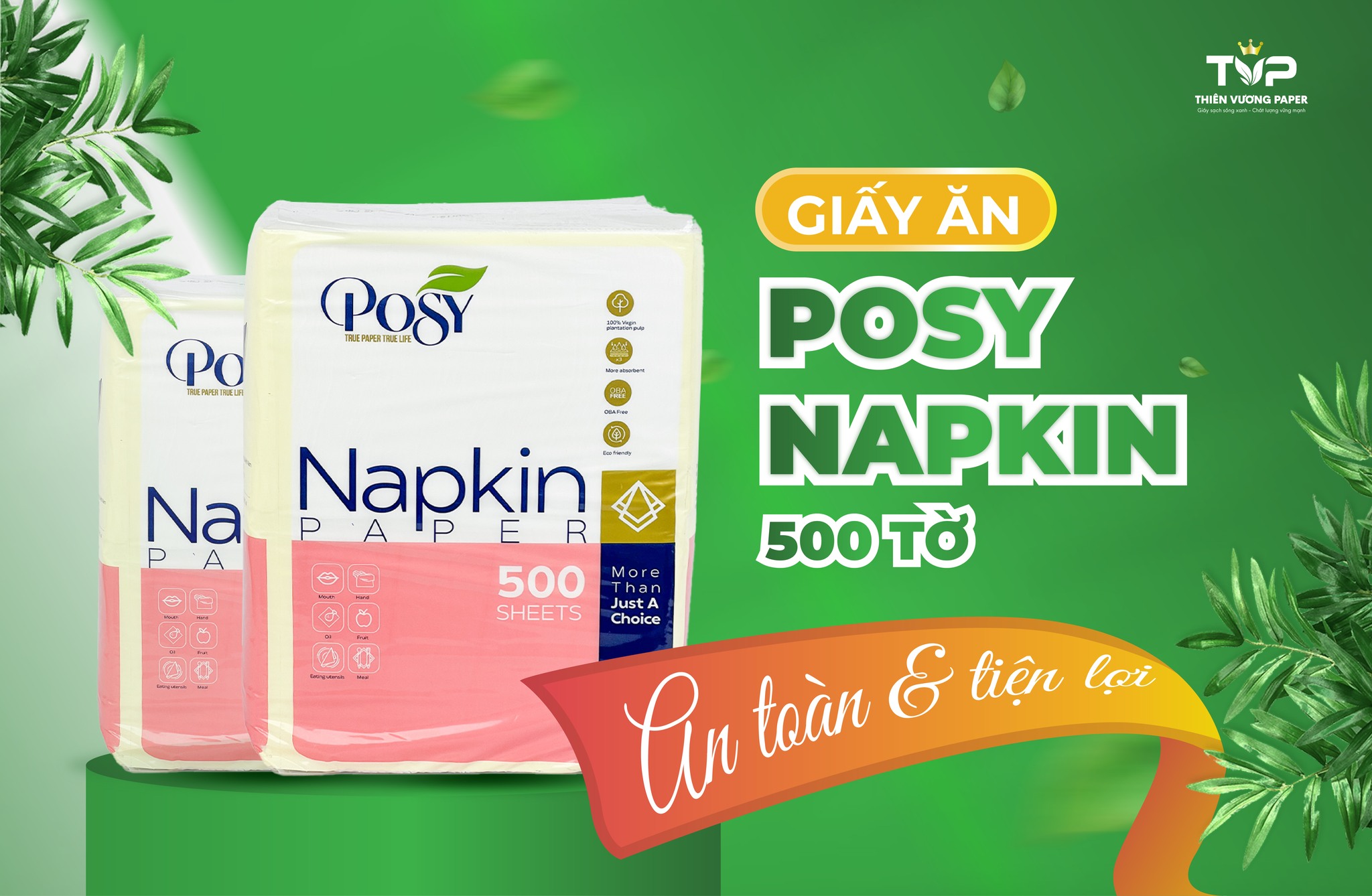 khăn giấy ăn Posy 500 tờ