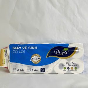 Alternative view of Giấy vệ sinh Posy 10 cuộn 4 lớp có lõi