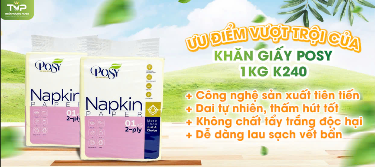 Ưu điểm vượt trội của khăn giấy Posy K240