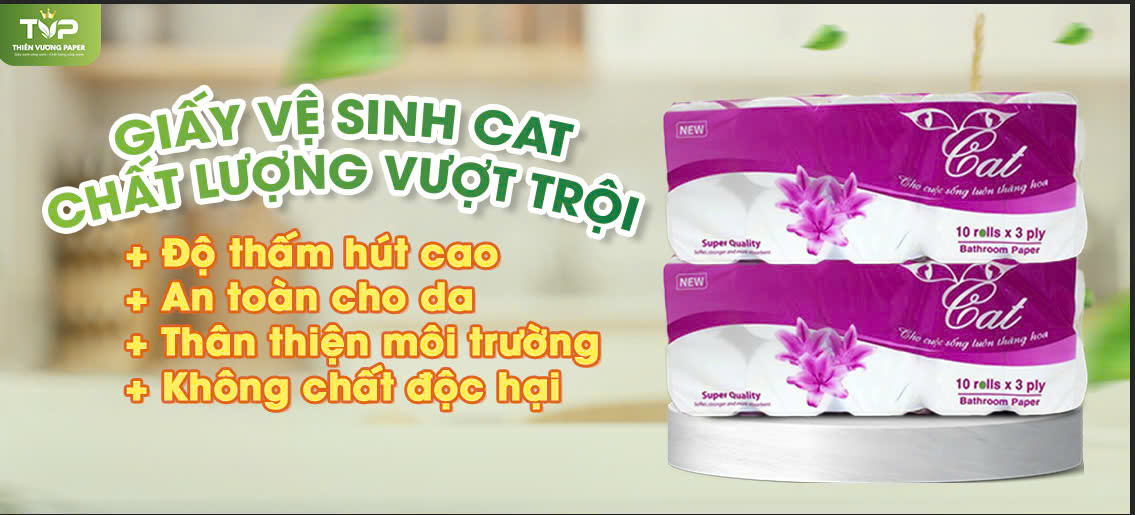 Giấy vệ sinh Cat với chất lượng vượt trội