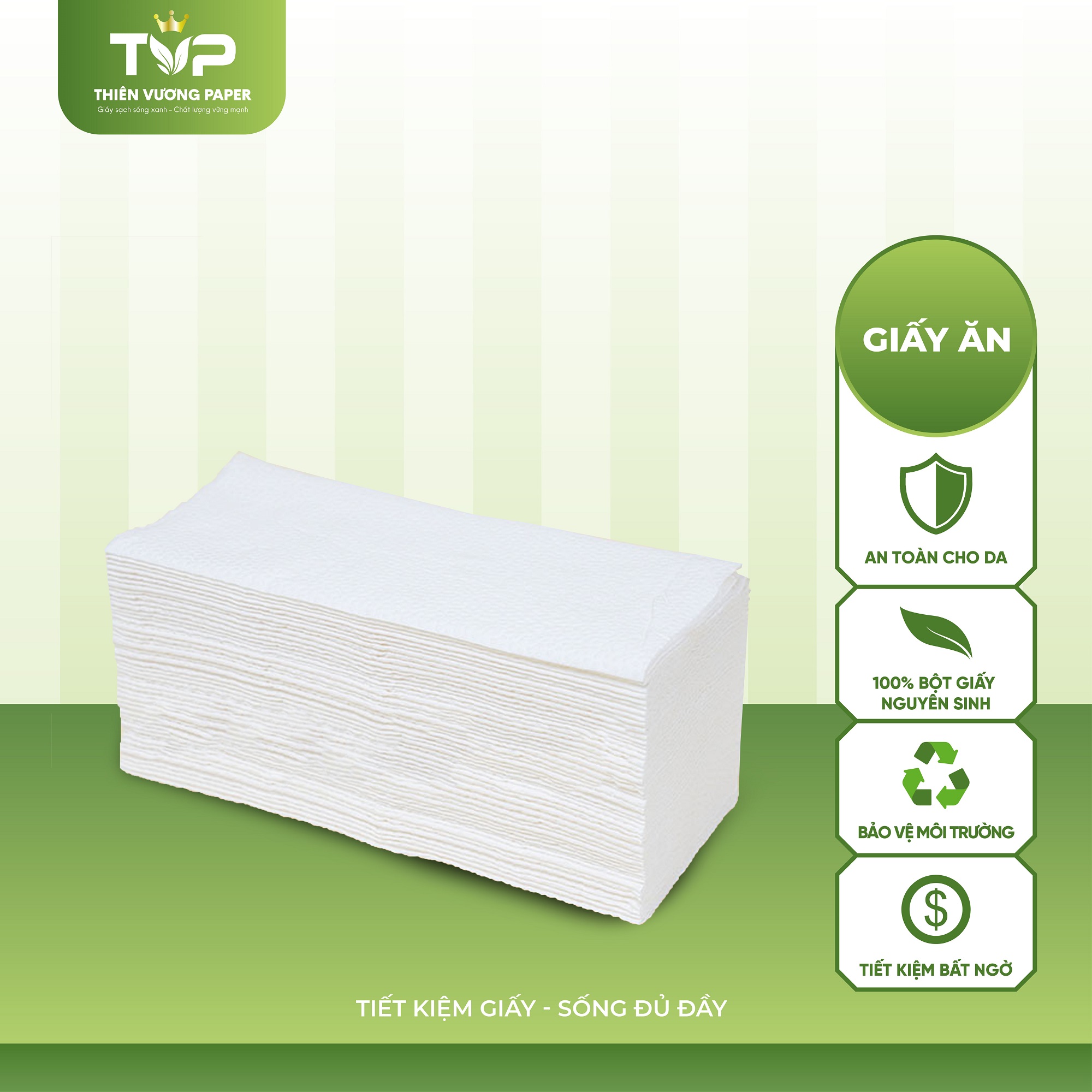 Giấy lau tay công nghiệp 2 lớp