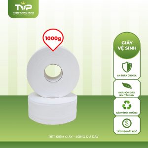 Giấy vệ sinh công nghiệp cuộn lớn 1000g