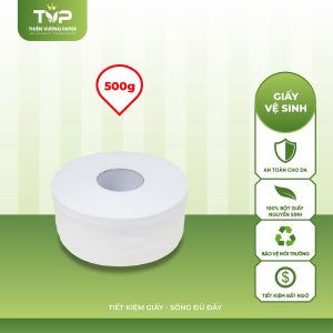 Giấy vệ sinh công nghiệp cuộn lớn 500g