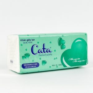 Alternative view of Khăn giấy lụa Cata cao cấp 300 tờ, 2 lớp