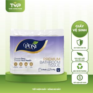 Giấy vệ sinh Posy 6 cuộn 3 lớp