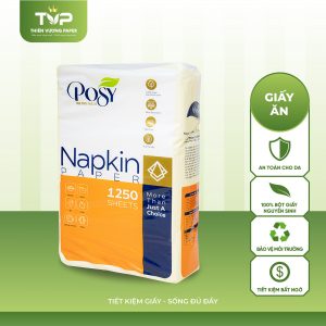 Khăn giấy ăn Posy gấp 1250 tờ