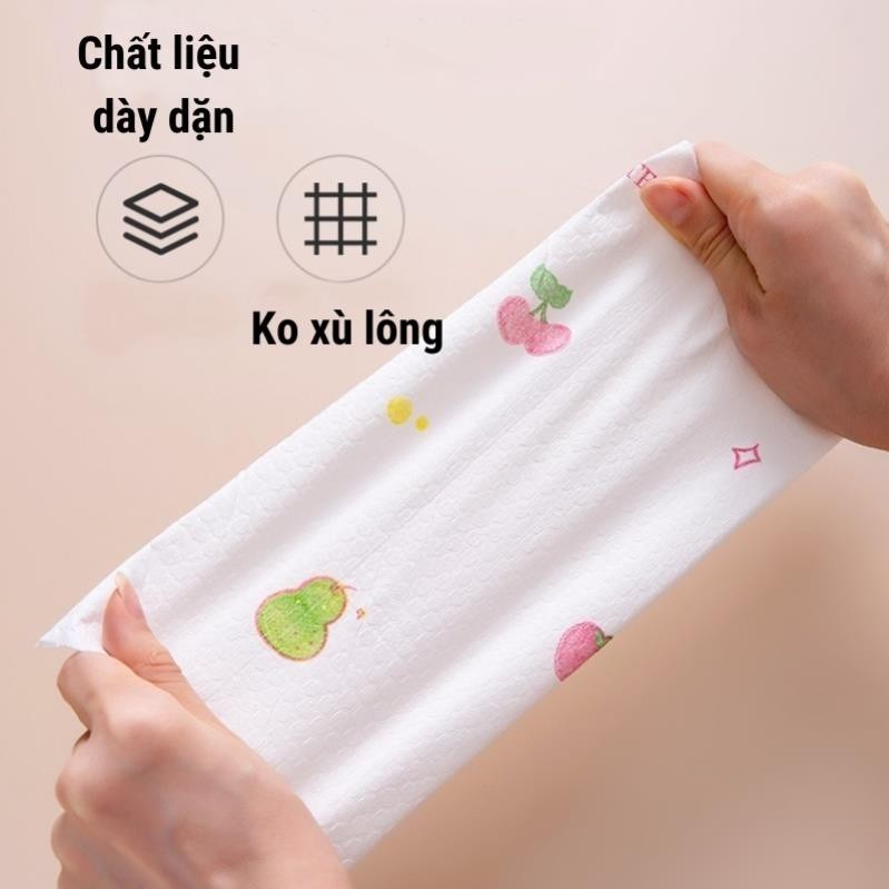 Giấy lau bếp với chất liệu dày dặn, không xù lông