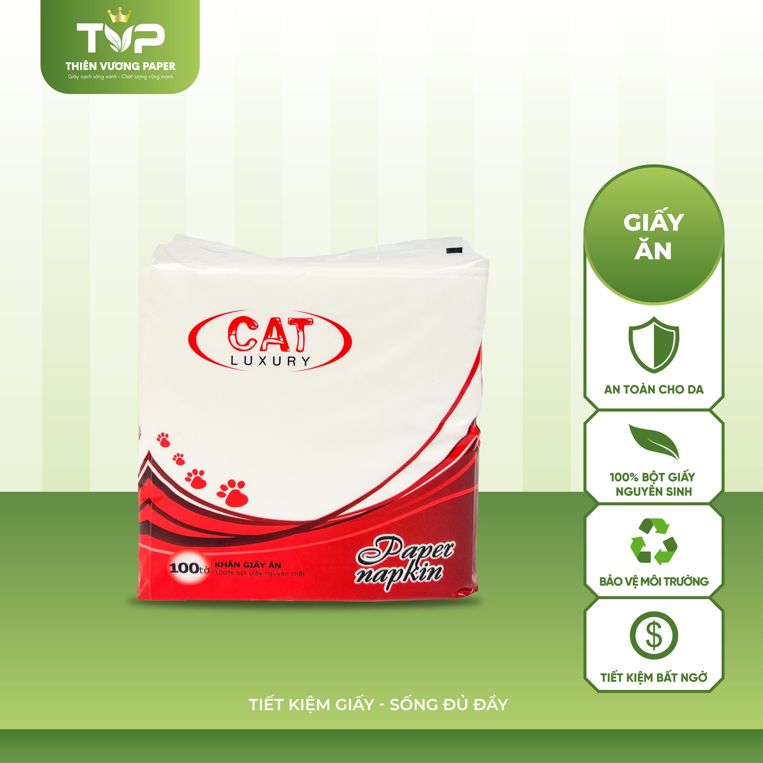 Sản phẩm giấy ăn napkin cat luxury