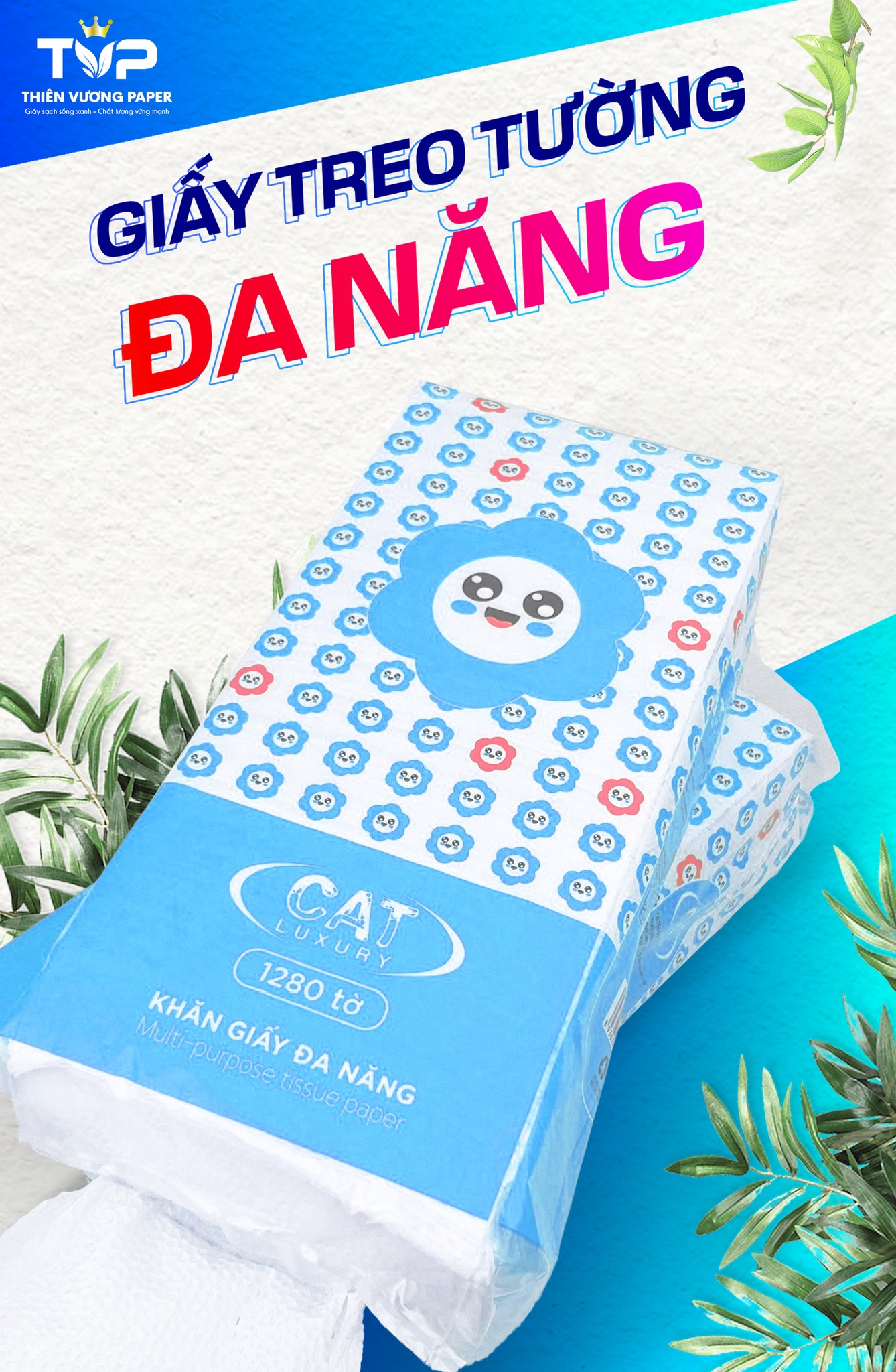 Sản phẩm khăn giấy rút treo tường Cat Luxury