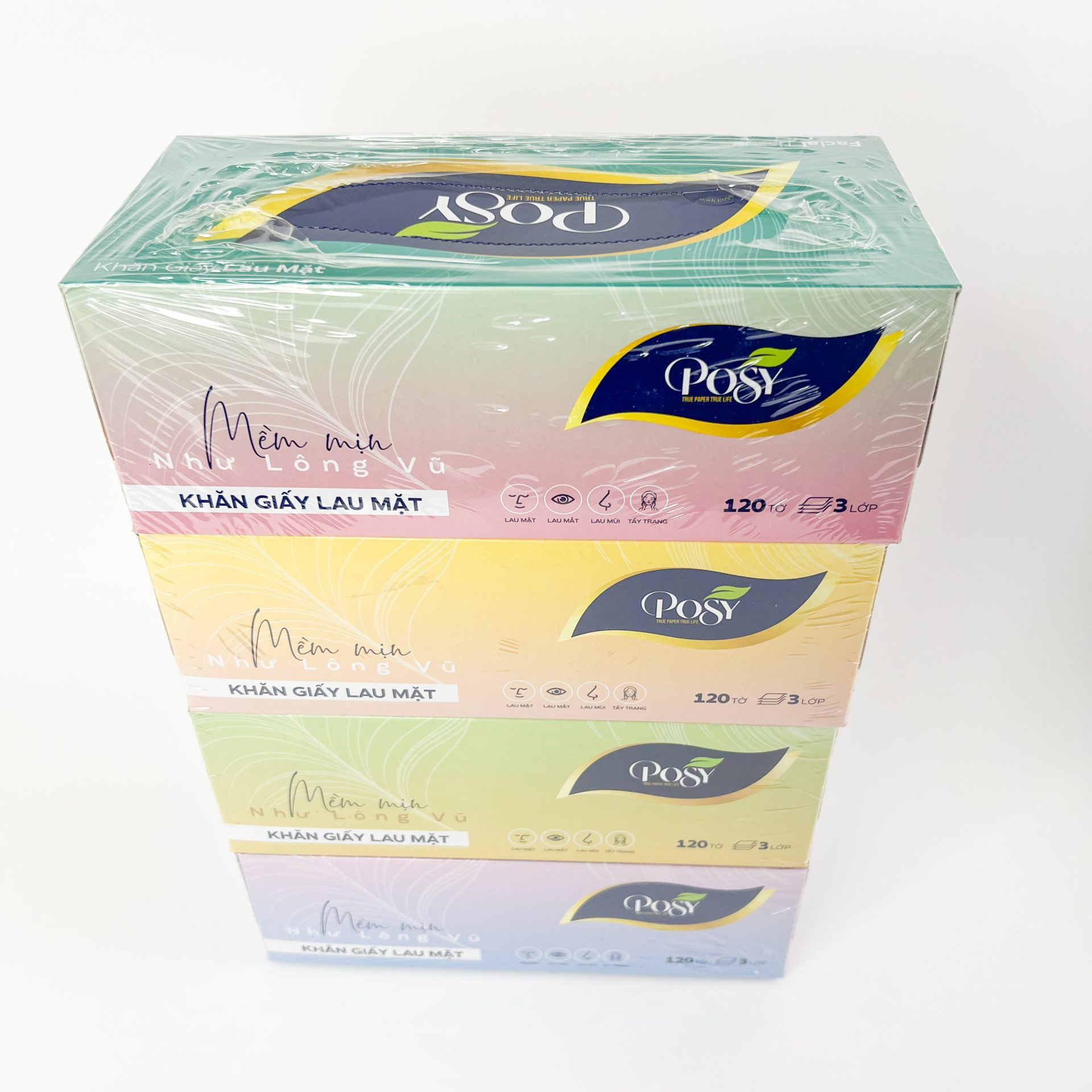 Giấy lụa Posy Duplex cao cấp 120 tờ - Ảnh 5