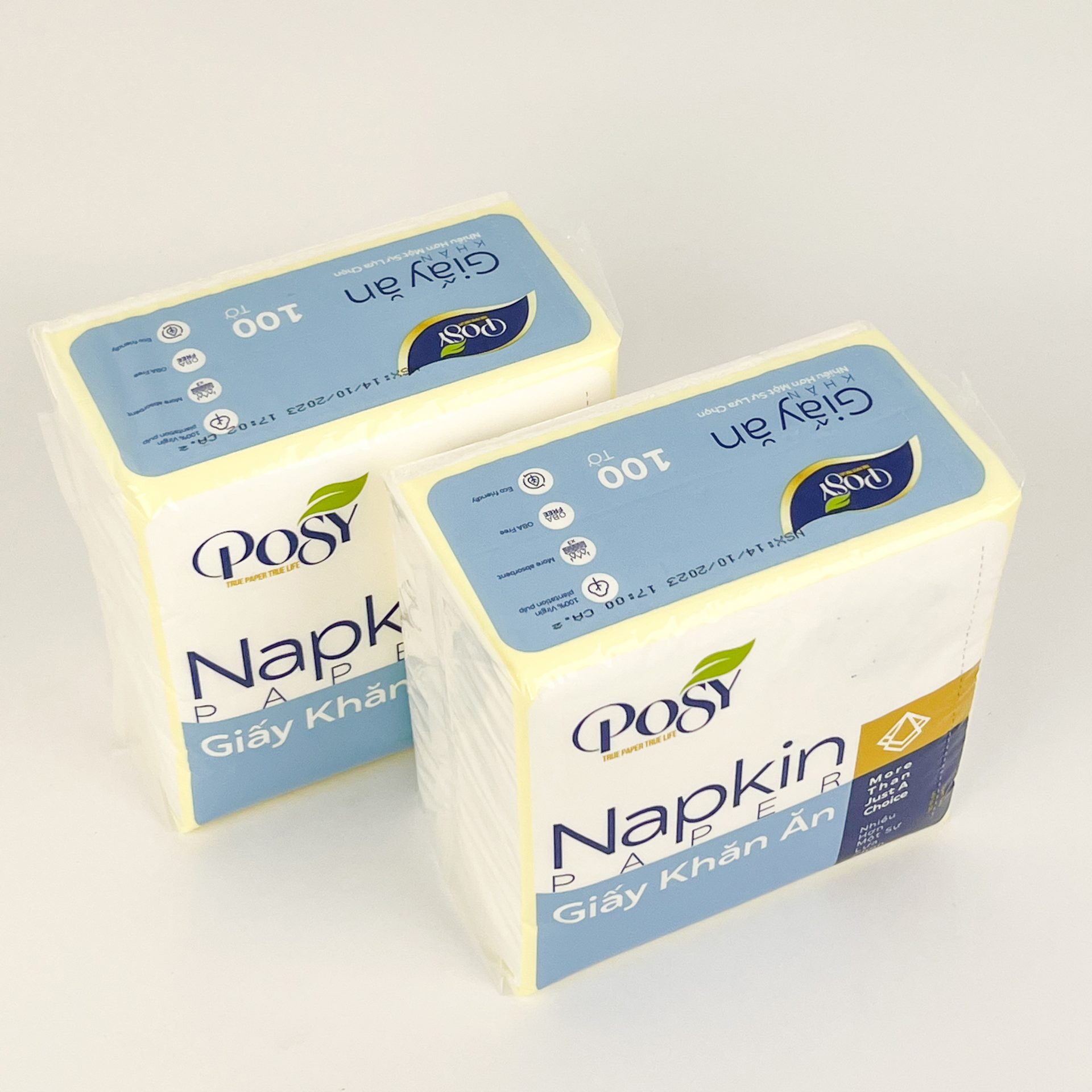 Khăn giấy ăn Posy 100 tờ, khổ 330 - Ảnh 4