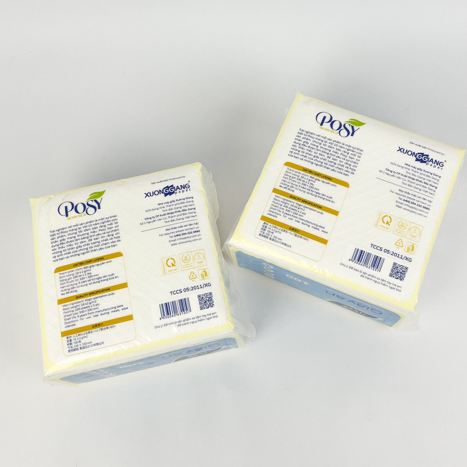 Khăn giấy ăn Posy 100 tờ, khổ 330 - Ảnh 5