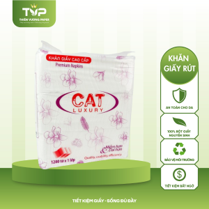 Giấy ăn CAT LUXURY đóng cân 1kg