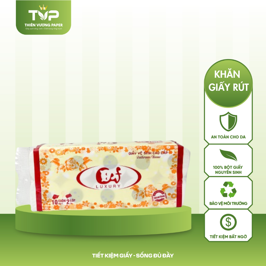 Giấy vệ sinh cao cấp CAT LUXURY 10 cuộn