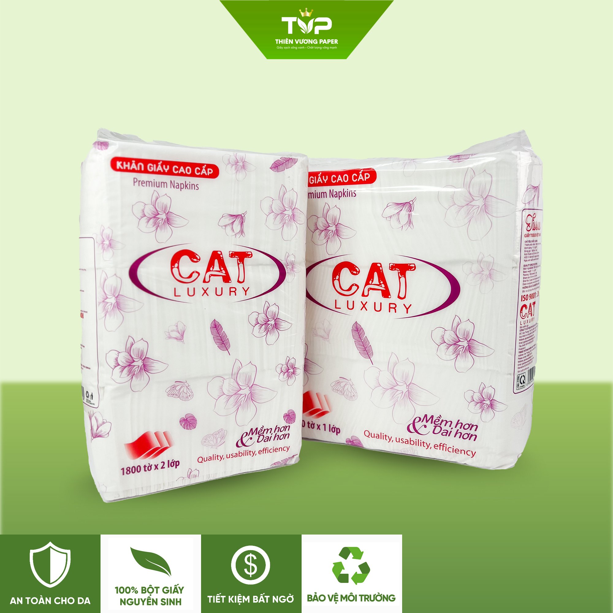 Giấy ăn đóng cân Cat Luxury