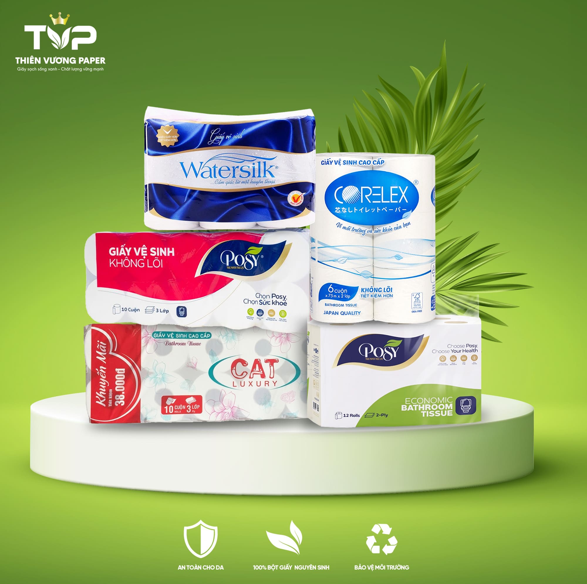 Giấy Vệ Sinh Cuộn Nhỏ