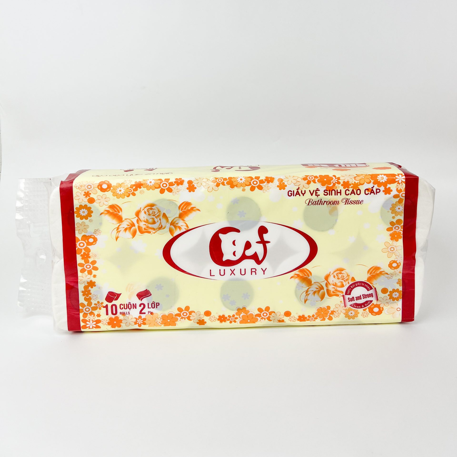 Giấy vệ sinh cao cấp CAT LUXURY 10 cuộn - Ảnh 3