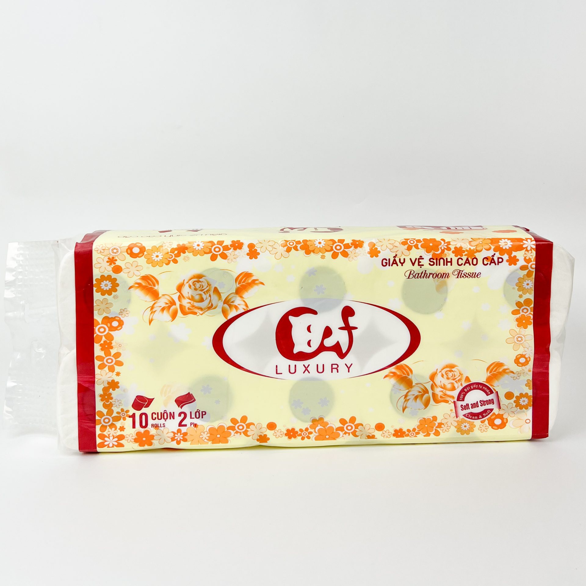 Giấy vệ sinh cao cấp CAT LUXURY 10 cuộn - Ảnh 4