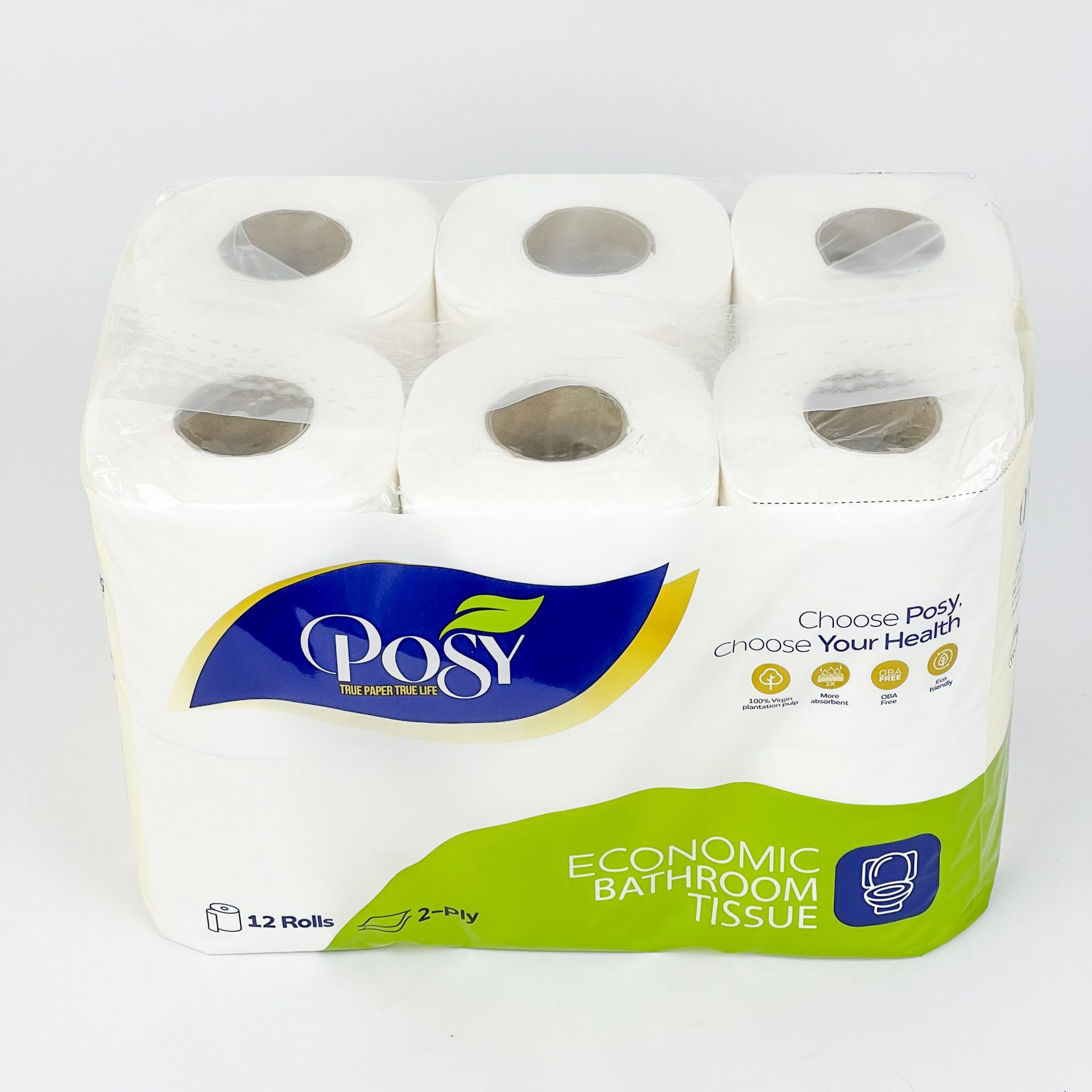 Giấy vệ sinh Posy Economic 12 cuộn - Ảnh 4