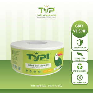 Giấy vệ sinh cuộn lớn Typi 2 lớp