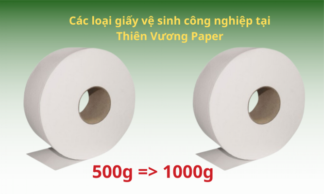 Các loại giấy vệ sinh công nghiệp giá rẻ tại Thiên Vương Paper