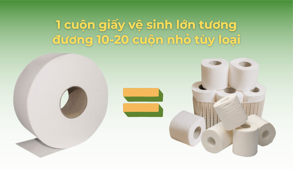Ưu điểm giấy vệ sinh công nghiệp