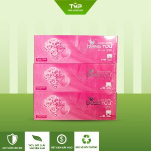 Hộp giấy lụa cao cấp Blessyou 180 tờ 2 lớp