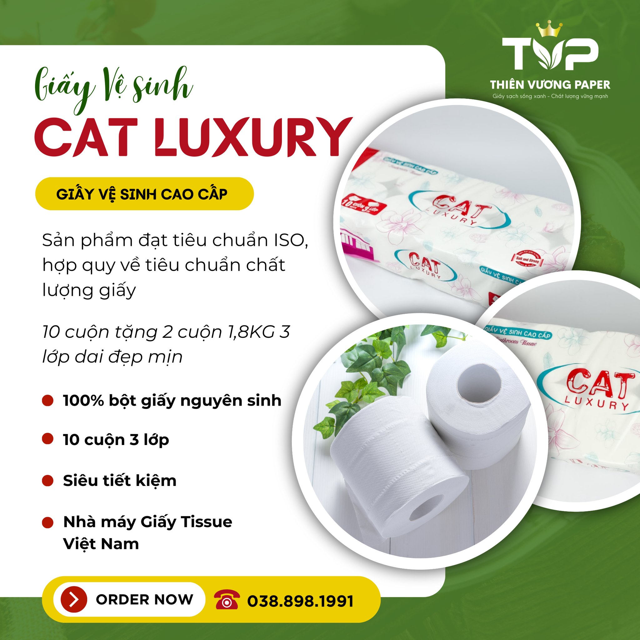giấy vệ sinh Cat cao cấp