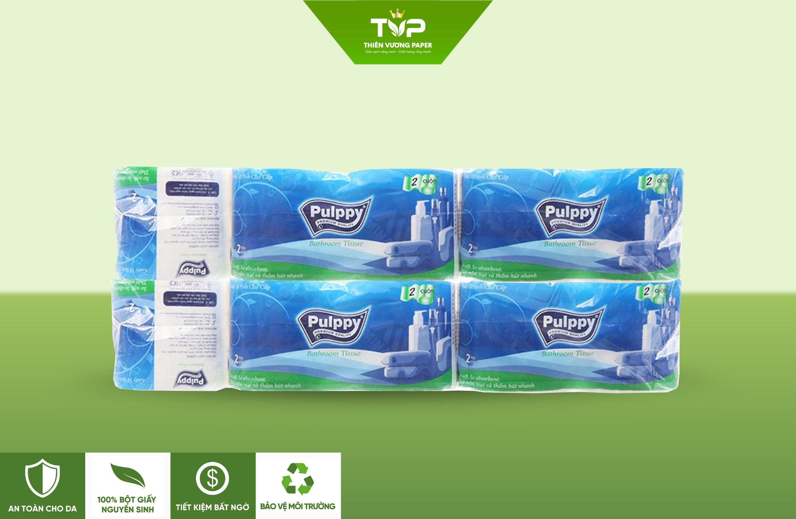 Sản phẩm giấy vệ sinh Pulppy