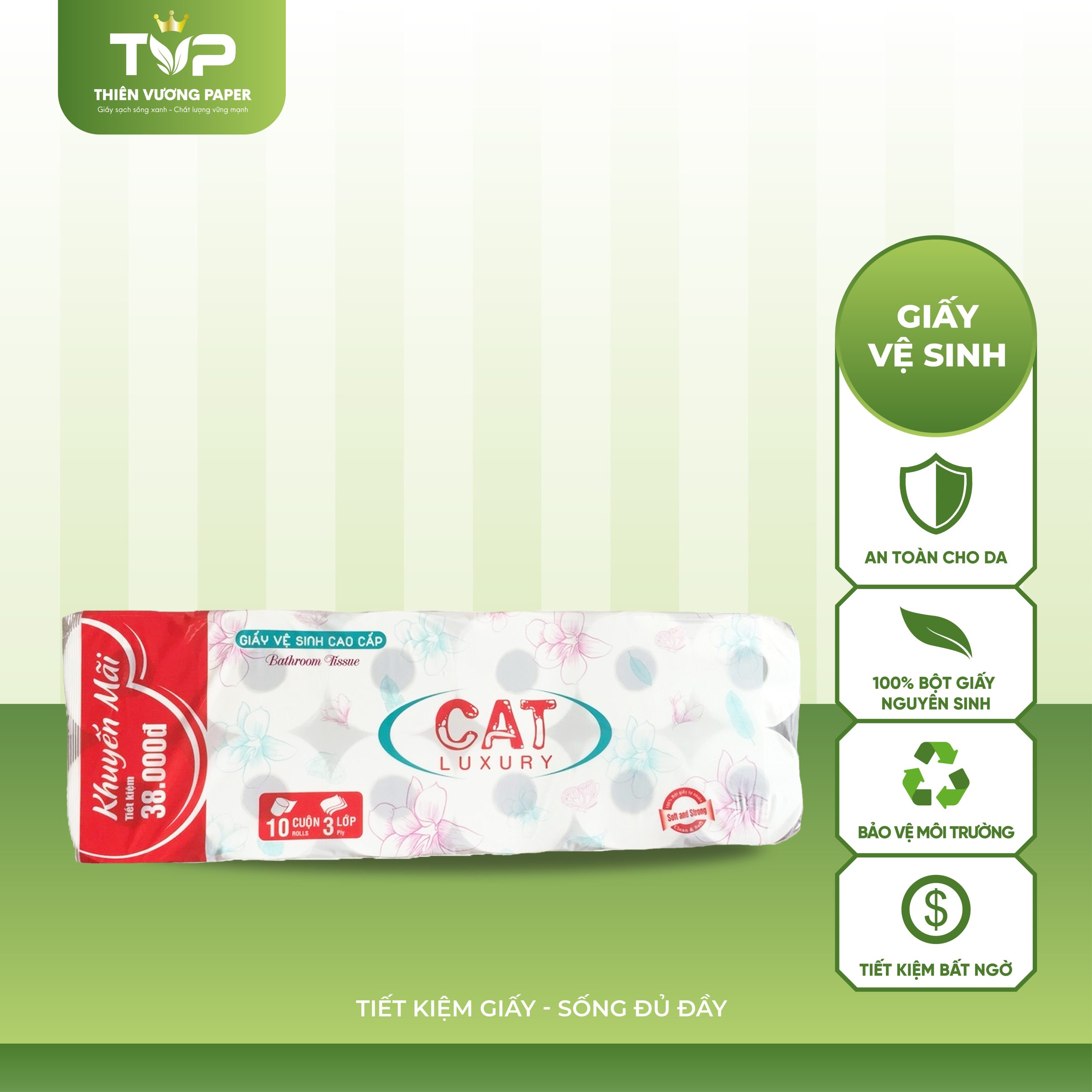 Giấy vệ sinh Cat Luxury