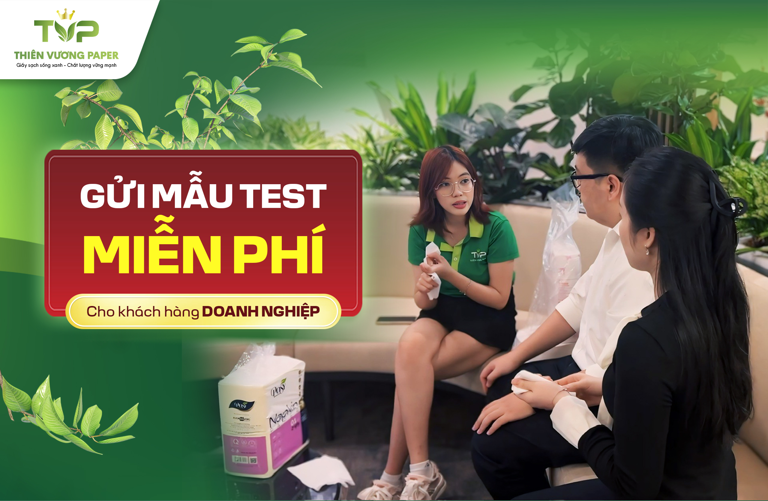 Đội ngũ nhân viên chuyên nghiệp, tư vấn tận tình của Thiên Vương Paper