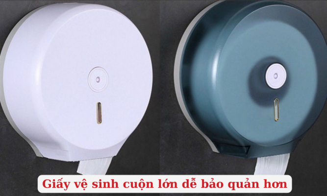 Hộp đựng giấy vệ sinh cuộn lớn