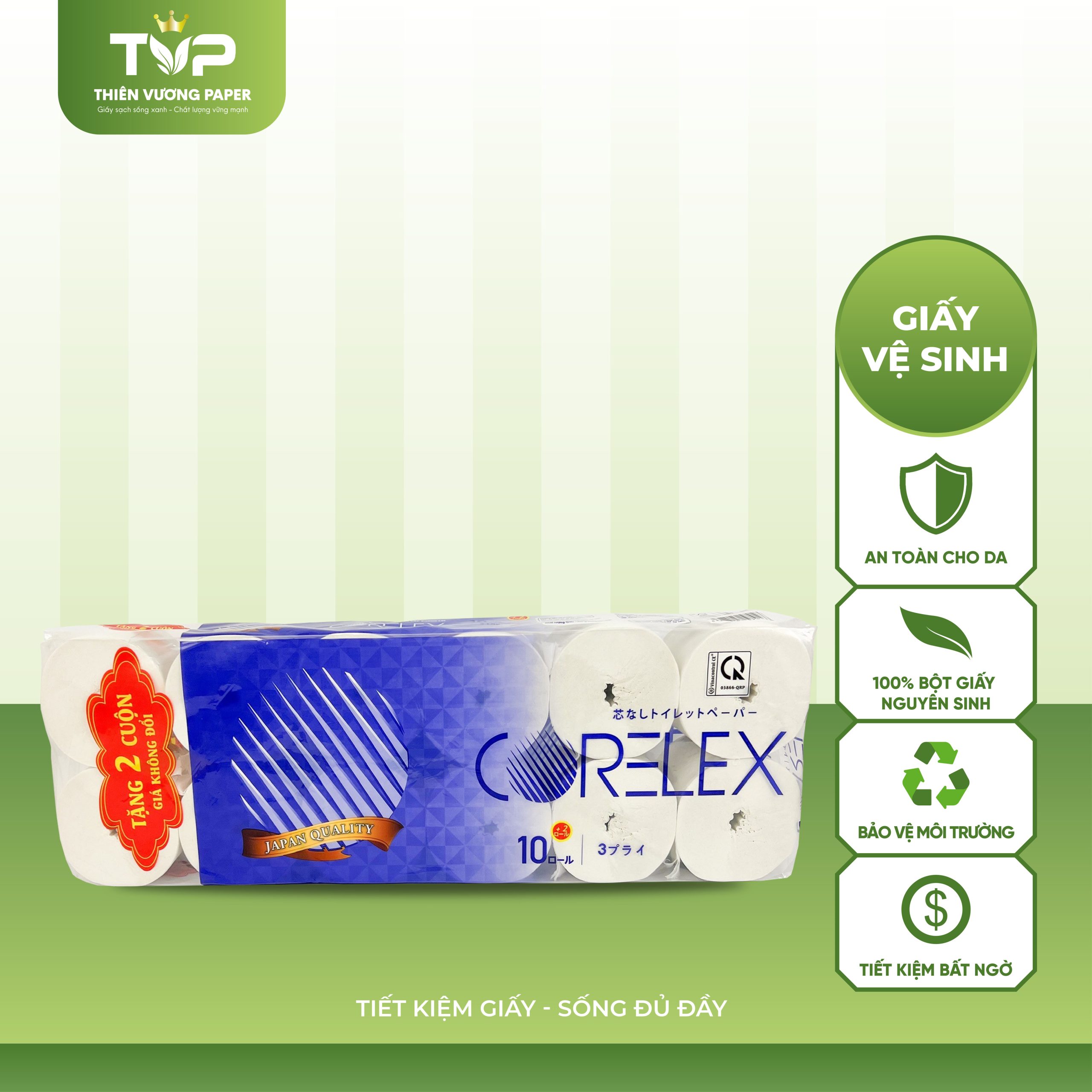 Giấy vệ sinh Corelex
