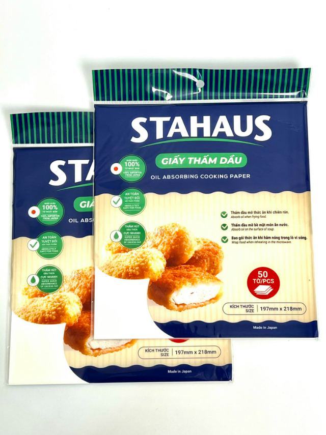 Công dụng của sản phẩm giấy thấm dầu Stahaus