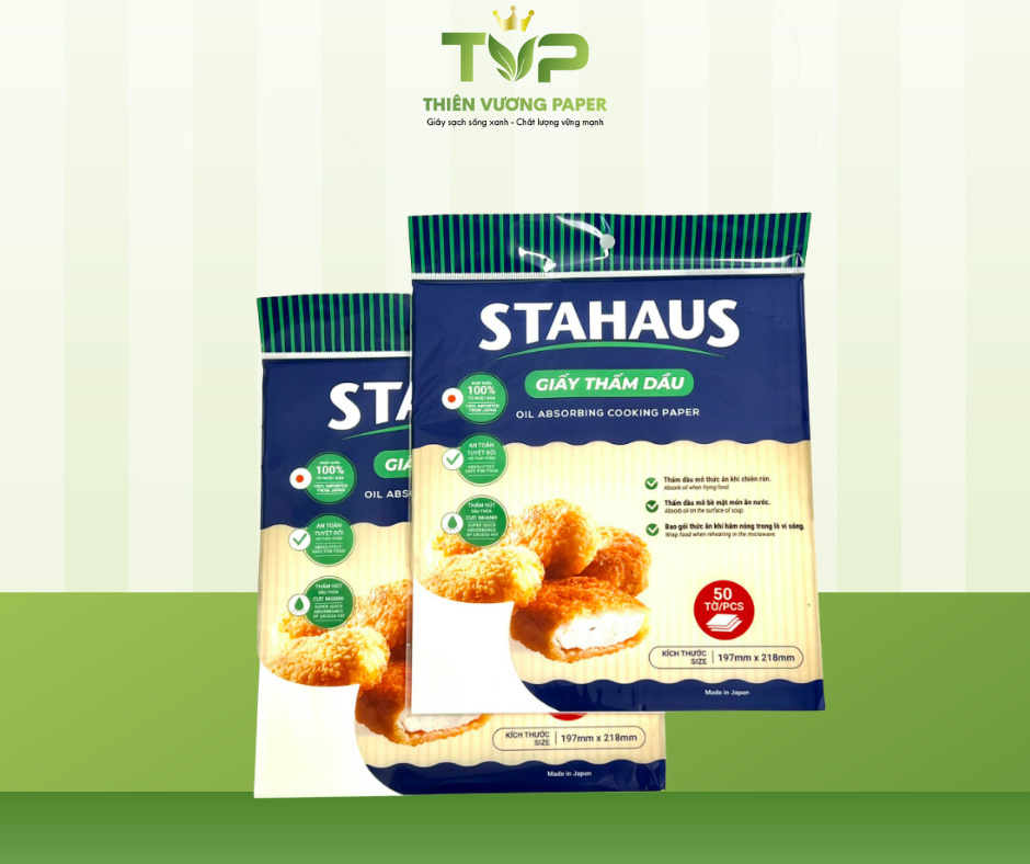 Sản phẩm giấy thấm dầu Stahaus