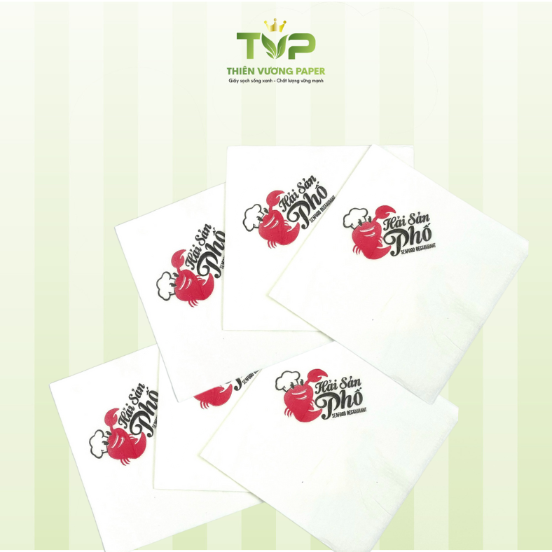Giấy Ăn In Logo Thương Hiệu - Ảnh 3
