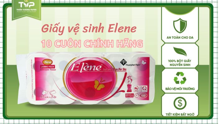 giấy vệ sinh elene 10 cuộn
