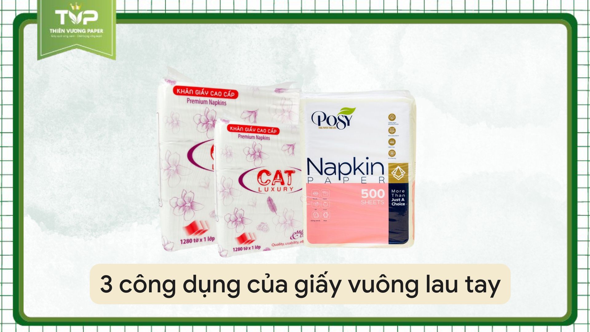 Giấy vuông lau tay