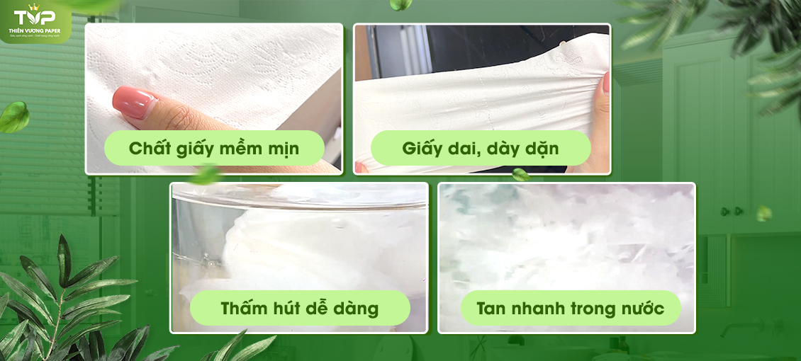 Chất lượng giấy vệ sinh cuộn lớn Posy vượt trội