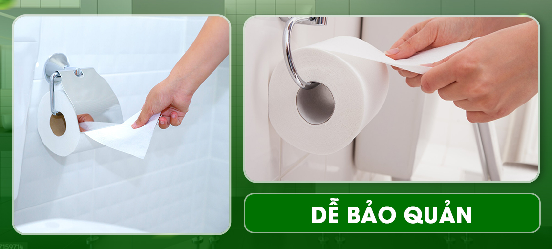 Ưu điểm khi sử dụng giấy vệ sinh cuộn nhỏ