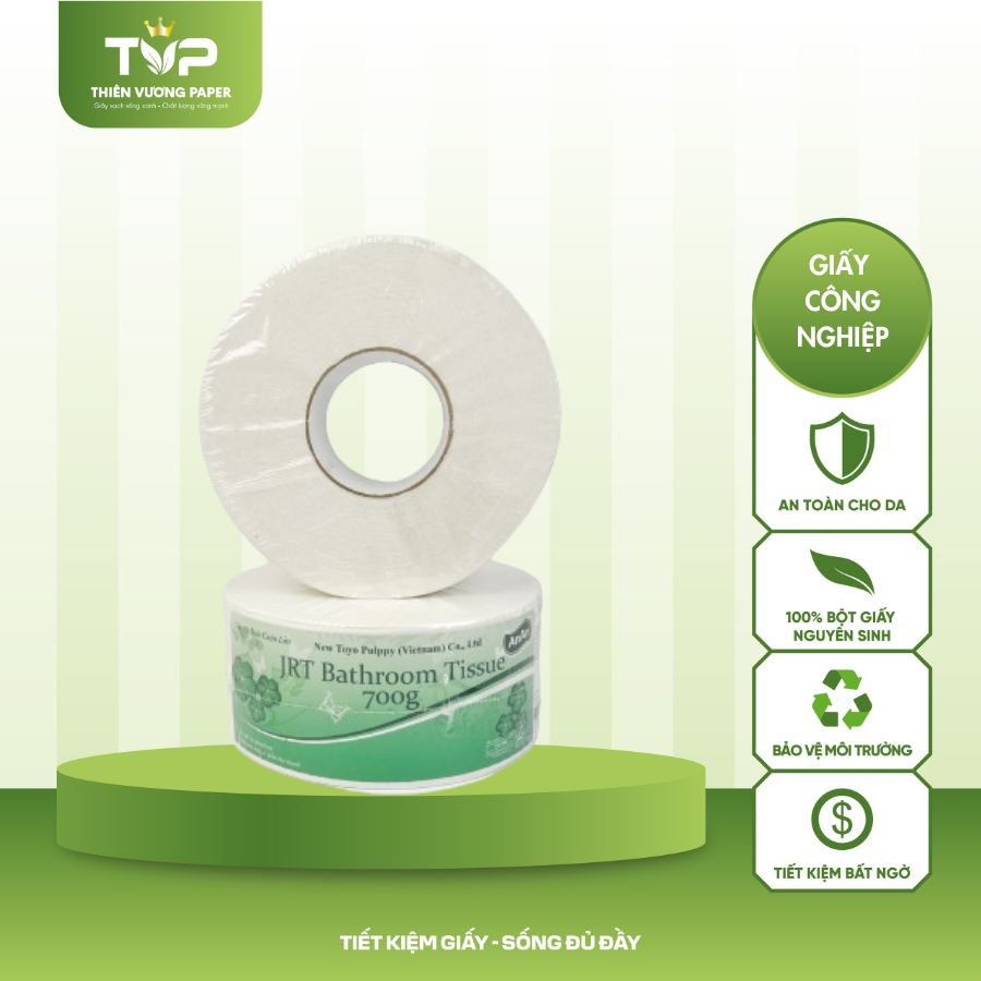 Giấy vệ sinh cuộn lớn An An 700g