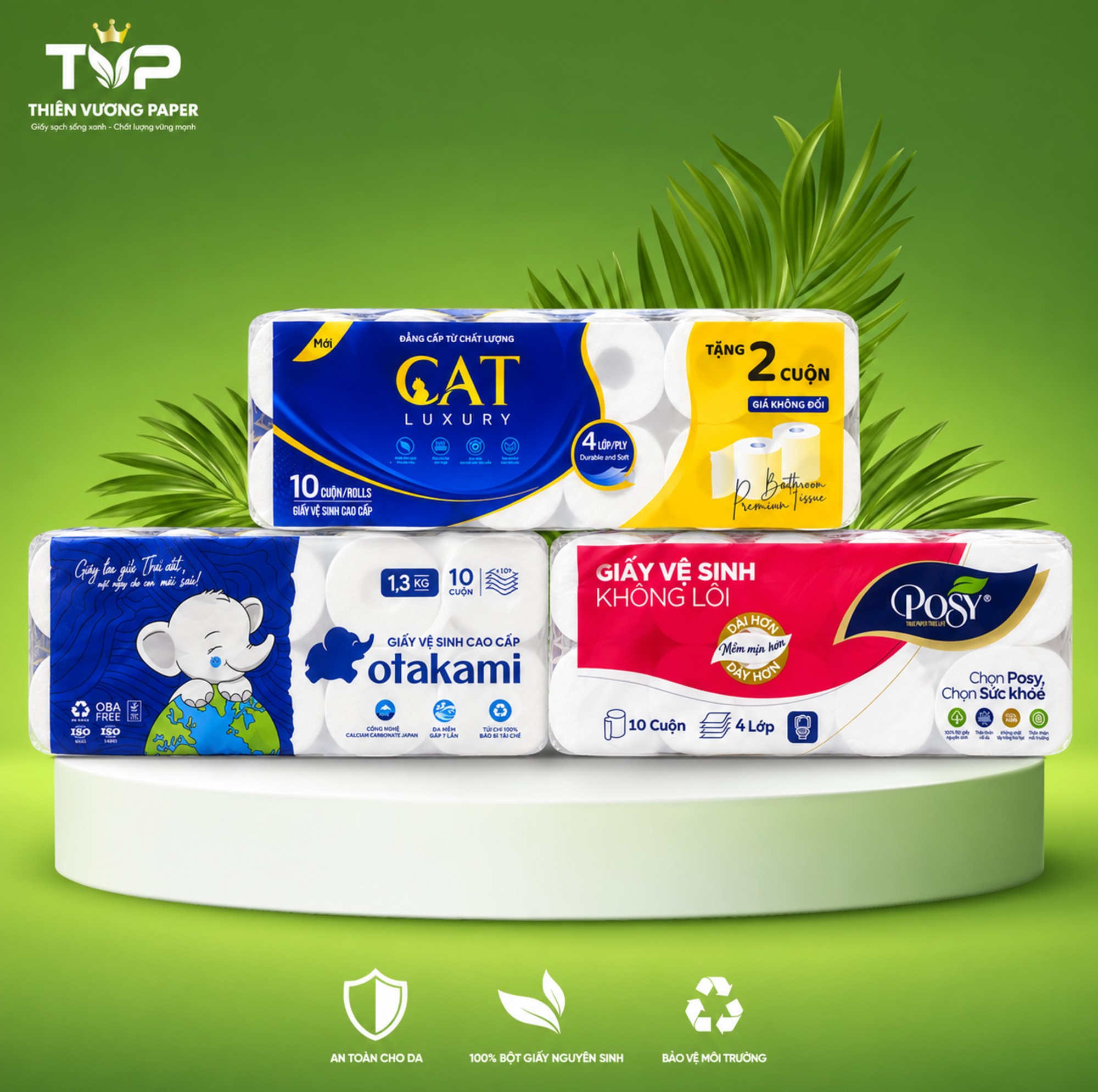 Giấy Vệ Sinh Cuộn Nhỏ